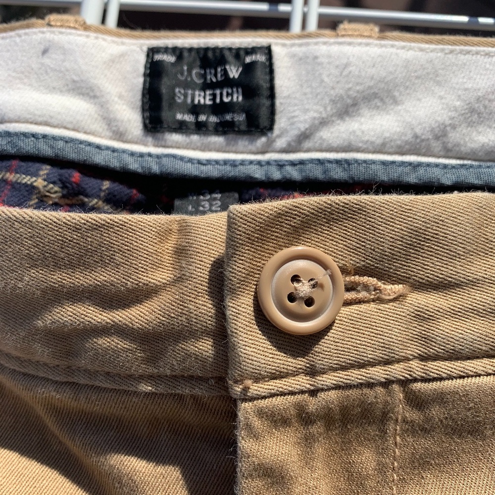 JCrew Cabin 770 Stretch flannel Cabin pant 34/ 32
